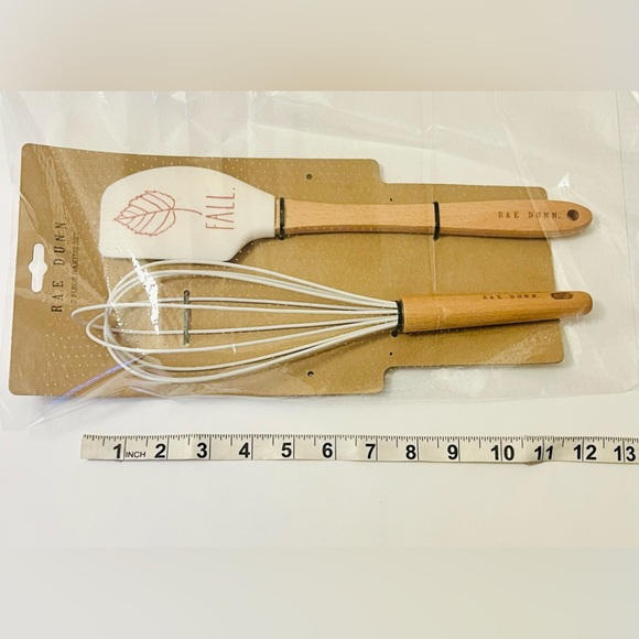 Rae Dunn 2 Piece Baking Set: Spatula & Whisk - Picture 4 of 4